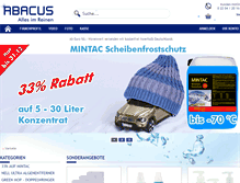 Tablet Screenshot of abacus-shop.de